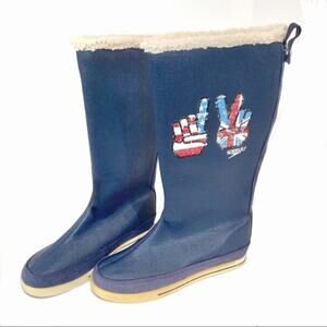 Speedo Boom Boots Swim Team Olympic Women’s Team USA NWT Sz 6 Vintage Goggles